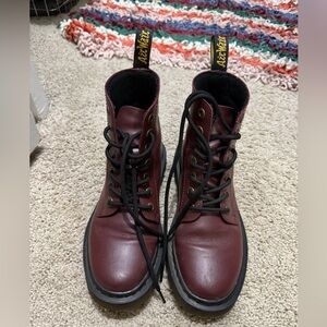 Dr. Martens Maroon Luanas Size 6